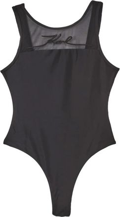 Karl Lagerfeld Signature Rio Badpak - Dames - Badpakken - Zwart - M - Badmode