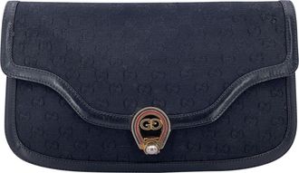 Gucci Gucci Vintage stoffen clutch tas