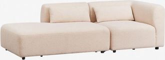 Sklum Divano modulare angolare in 2 pezzi Fogler con chaise lounge sinistra SKLUM
