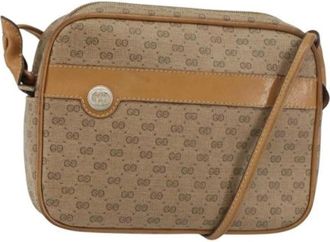 Gucci Pre-owned Cross Body Bags, female, Beige, Size: ONE SIZE Pre-owned Plastic Cross Body Bag