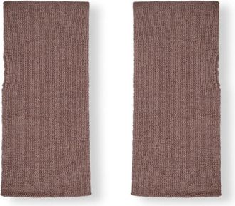 Cortana Roze Alpaca Merino Armwarmers - Dames - Handschoenen - Roze - M - Wol - Accessoires