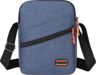 Generic Compatible For Mens Bag Large Capacity Single Shoulder(Blue)