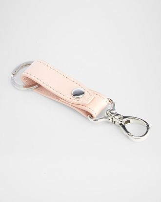 Royce Leather Monogrammed Leather Valet Key Chain
