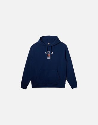 Quiksilver Mens Quiksilver Mens Graphic Pullover Hoodie - Navy - Size: 44