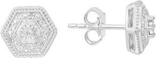 Effy Diamond Earrings in Silver at Nordstrom Rack