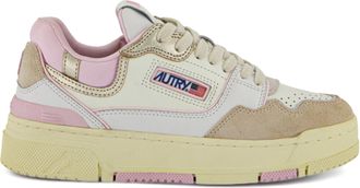 Autry CLC Womens Basket Sneakers with Pink Details