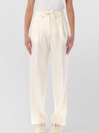 Moncler virgin wool wide-leg trousers
