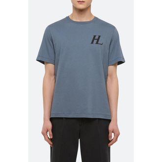 Helmut Lang Capsule Logo Graphic T-Shirt in Slate Blue at Nordstrom Rack, Size X-Large