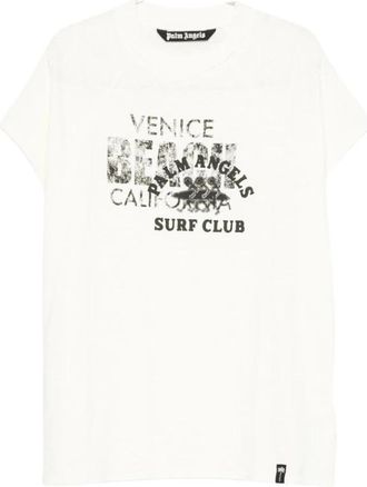 Palm Angels Hombre, Camisetas, Blanco, Talla: L