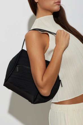 Pleats Please Issey Miyake Pleated Bag, Womens, Black