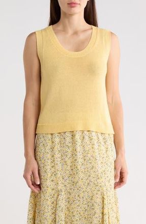 Max Studio Knit Shell Top in Straw at Nordstrom Rack, Size X-Small
