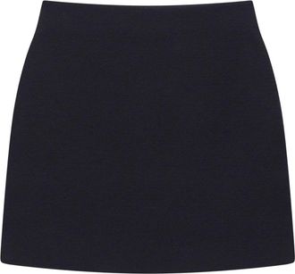 Fabiana Filippi Minirok - Dames - Korte rokken - Blauw - XL - Wol - Rokken