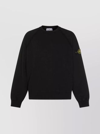 Stone Island oversized cotton crewneck sweatshirt