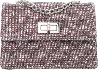 Chanel Pre-owned Womens Quilted Tweed Shoulder Bag - Grey Textile - One Size