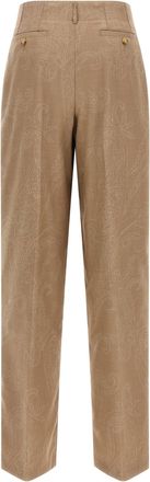 Etro Paisley Jacquard Trousers - Beige