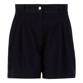 Barbour Short Shorts, female, Blue, Size: XS Fern Pleated Shorts