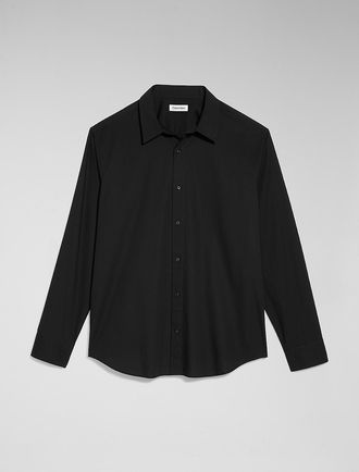 Calvin Klein Mens Classic Stretch Shirt - Black - XS