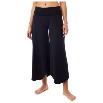 Mandala Roll Over Tulip Pants Trainingshose f&uuml;r Damen | schwarz