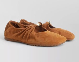 Loewe leather ballerina flats