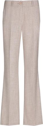 Marie Méro Broeken, Dames, Roze, S, Roze Bootcut Broek Fil-à-Fil Kwaliteit