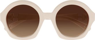 Chloé Ch0302s Marcie- Linea Chloé 003 Ivory Brown Sunglasses