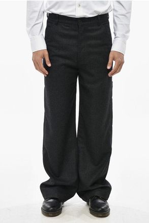 Dries Van Noten Wool Straight-Leg Trousers PICKERBY size 32