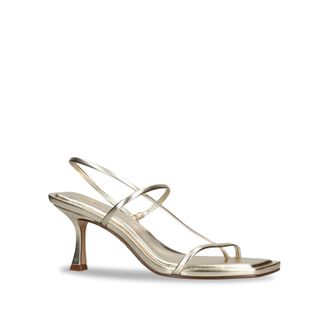 Steve Madden Womens Locke Champagne Sandals - Size UK 7