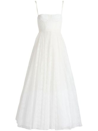Giambattista Valli Chantilly-lace dress - White