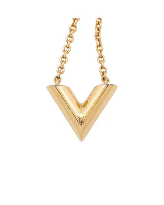 Louis Vuitton Essential V Necklace (Authentic Pre-Loved)