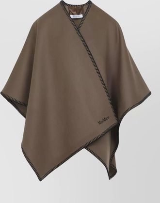 Max Mara wool belted cape