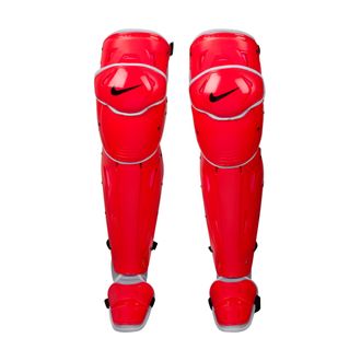 Nike Diamond Elite Baseball Leg Guards in Red | N1003437-653