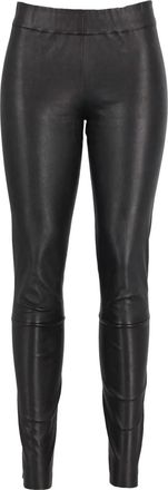 Vintage leather trousers - Black