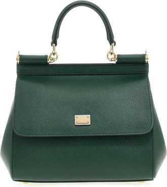 Dolce & Gabbana Dames, Tassen, Groen, Maat: ONE Size Katoen