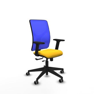 Piqueras y Crespo Silla De Oficina Piqueras Y Crespo Motilla Negro Reposabrazos Ajustables