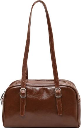 Generic Commuter Shoulder Bags For Women Designer Handbags Pure(Brown)