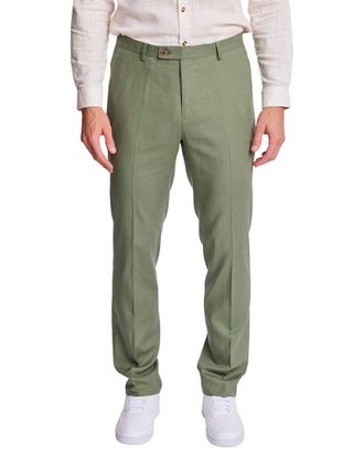 Paisley & Gray Downing Linen-Blend Pant