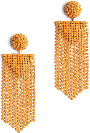 Deepa Gurnani Fanning Drop Earrings in Orange at Nordstrom