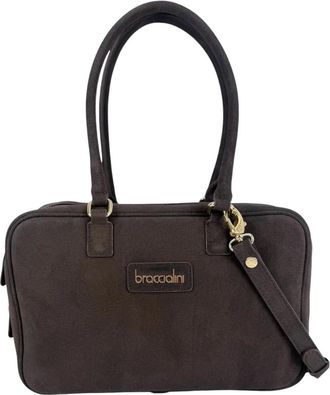 Braccialini Sara Schoudertas - Dames - Tassen - Bruin - Maat: ONE Size Leer