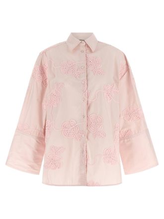 Rotate Floral Embroidery Shirt