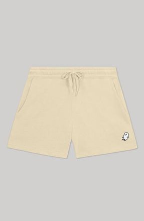 Dalix Womens Ghost Midweight Washed Fleece Shorts in Bone at Nordstrom, Size Xx-Large
