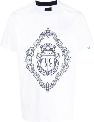 Billionaire Boys Club logo-embroidered short-sleeve T-shirt - men - Cotton - XXXL - White