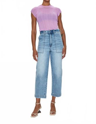 Pistola Denim Turner Super High Rise Barrel Jeans In Provence