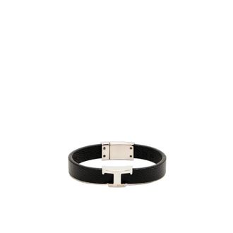 Tod's Accessoires, Heren, Zwart, L, Leer, T Timeless Armband