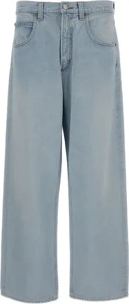 A Gold E Light Blue Fusion Rigid Denim Jeans