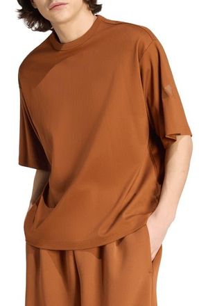 adidas Soft Lux Oversize Cotton T-Shirt in Dusky Bronze at Nordstrom, Size Xx-Large R