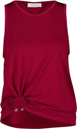 Paco Rabanne Tanktop in Jersey - Dames - Tops zonder mouwen - Rood - 2XS - Tops