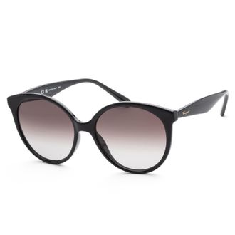Ferragamo Ferragamo Womens 58mm Black Sunglasses