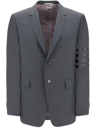 Thom Browne Blazer met strepen - Grijs