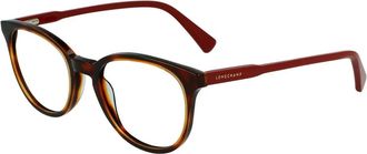 Longchamp Stijlvolle brilmonturen in Havana kleur - unisex - Brillen - Bruin - 51 MM - Accessoires