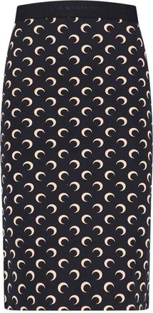 Marine Serre Midi skirt
